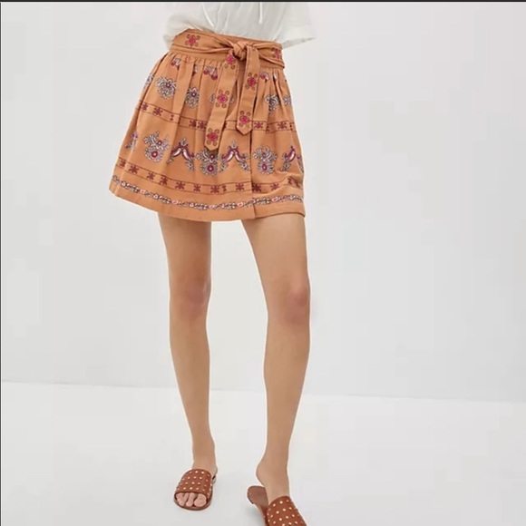 Anthropologie Dresses & Skirts - Anthropologie Meghan Embroidered Skirt